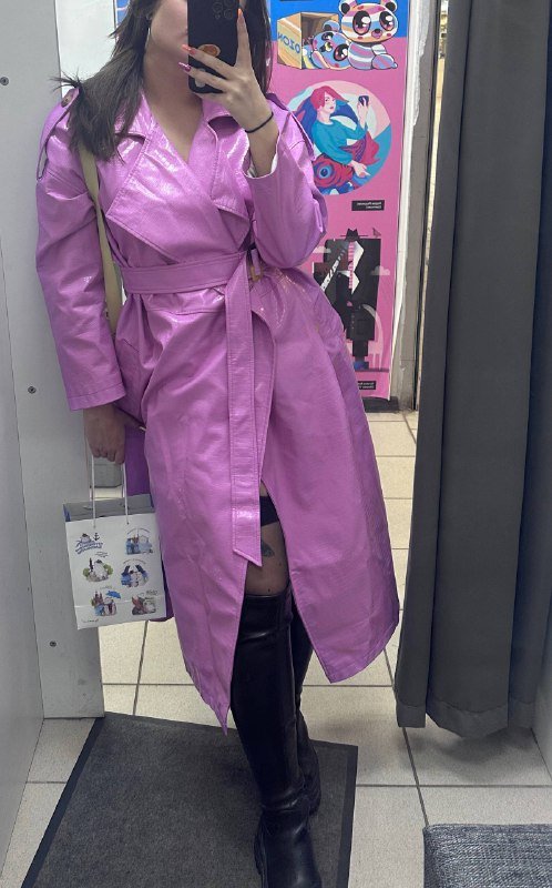 Плащ на осень-весну яркий женский 3