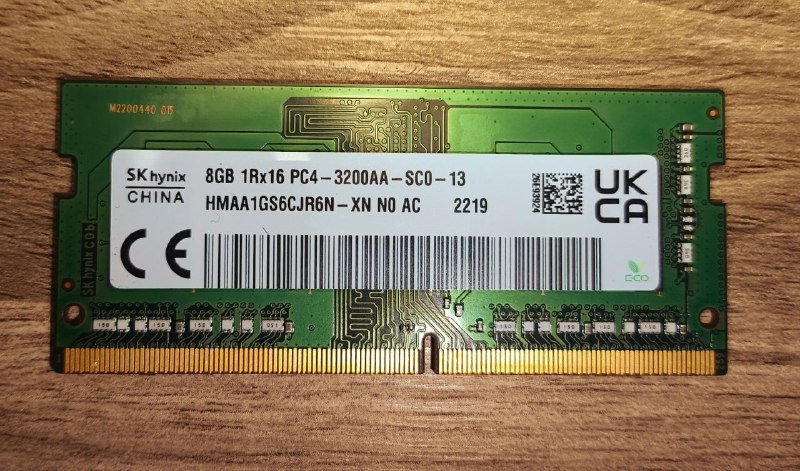 Оперативная память Hynix SODIMM 8Гб DDR4 3200Гц