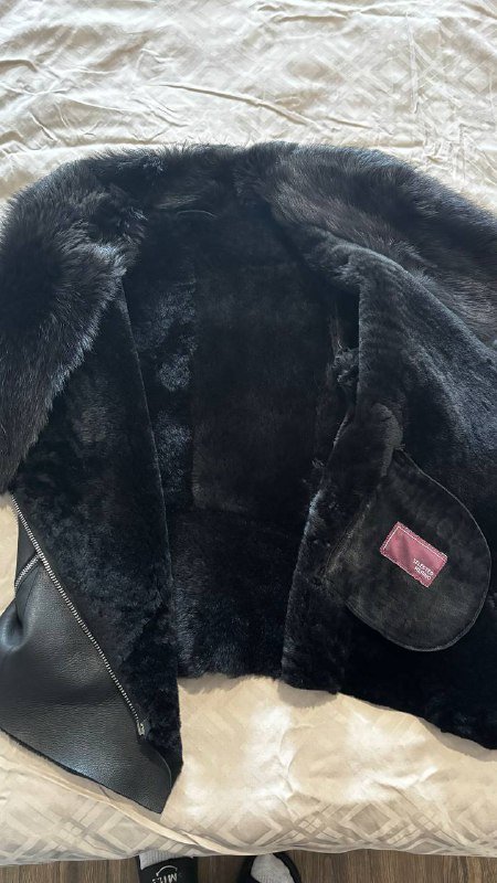 Дубленка натуральная женская размер 42 3