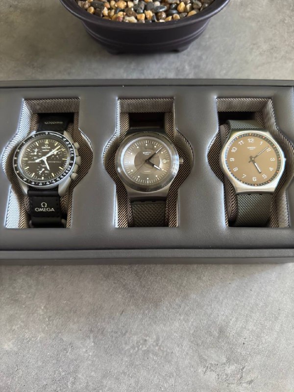 OMEGA X Swatch часы, Swatch SISTEM KNIGHT, Swatch SKINEARTH