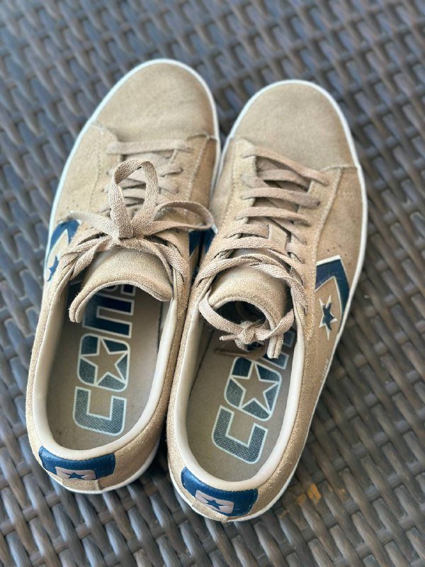 Кеды Converse 43 EU бежевые замшевые