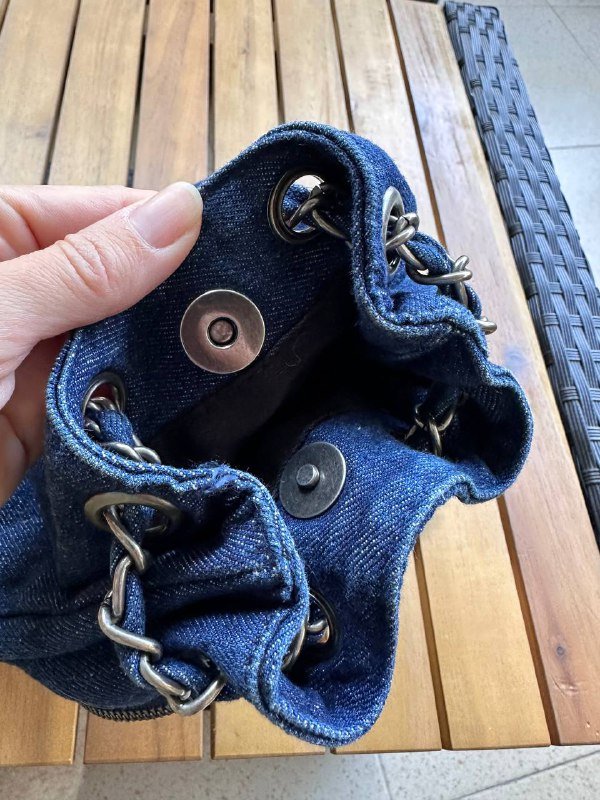 Джинсовый рюкзачок Zara 4