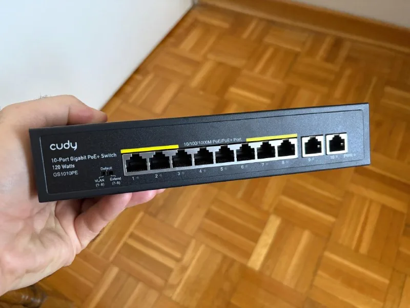 Гигабитный PoE-Switch Cudy GS1010PE 10 портов 1