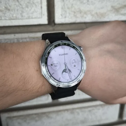 Huawei GT 4 smartwatch with three bracelets