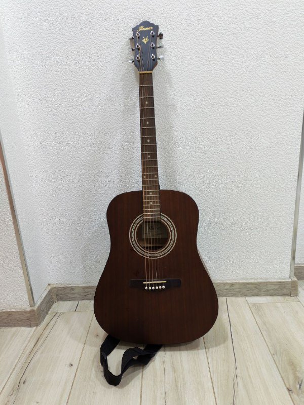 гитара ibanez v54njp, чехол, тюнер, струны