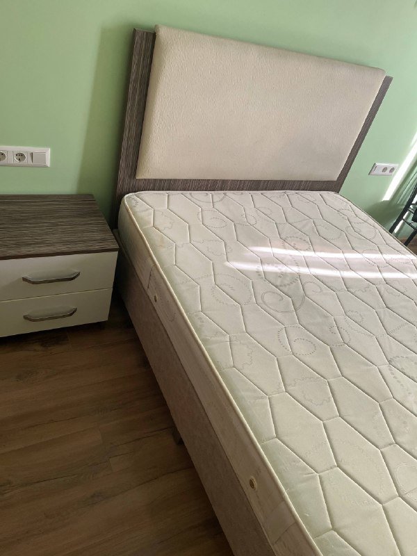 кровать с матрасом 140х190 гостиничного образца 2