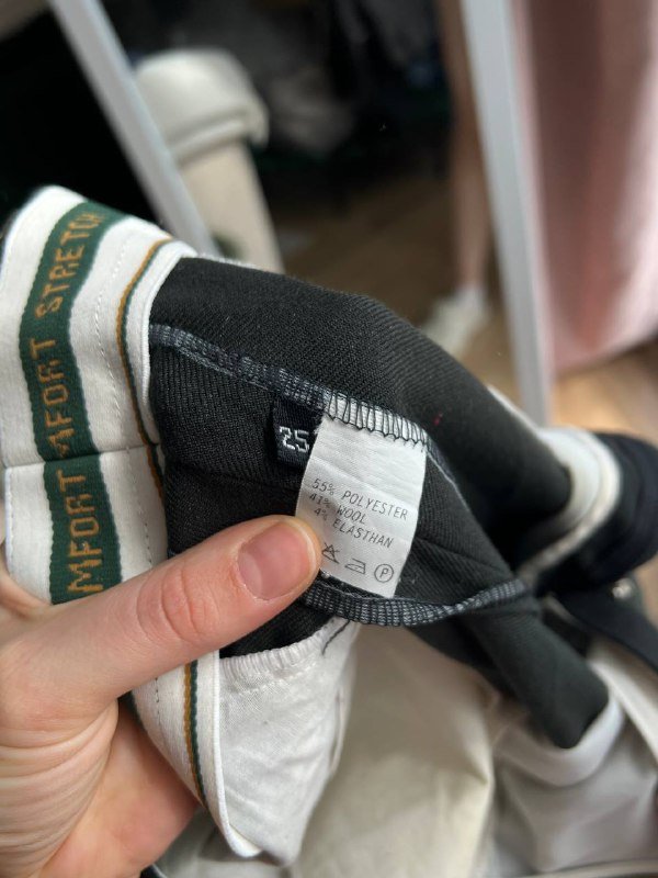 Шерстяные мужские брюки размер L 4