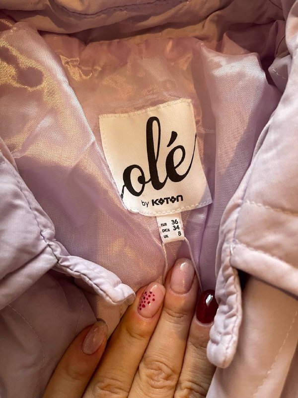 Куртка Koton женская размер S нежно сиреневый цвет 2