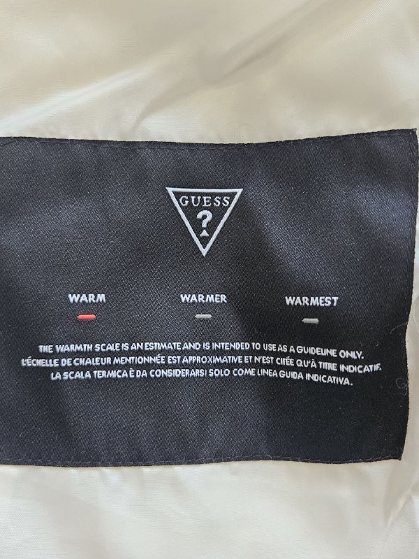 Куртка GUESS Los Angeles женская черно-белая S 4