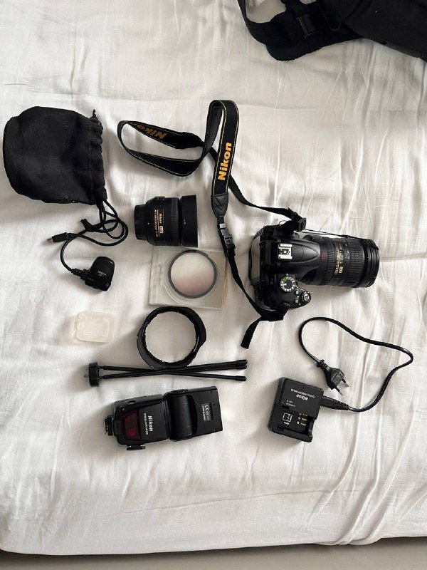 Nikon D5000 комплект, объективы, вспышка, GPS модуль 5