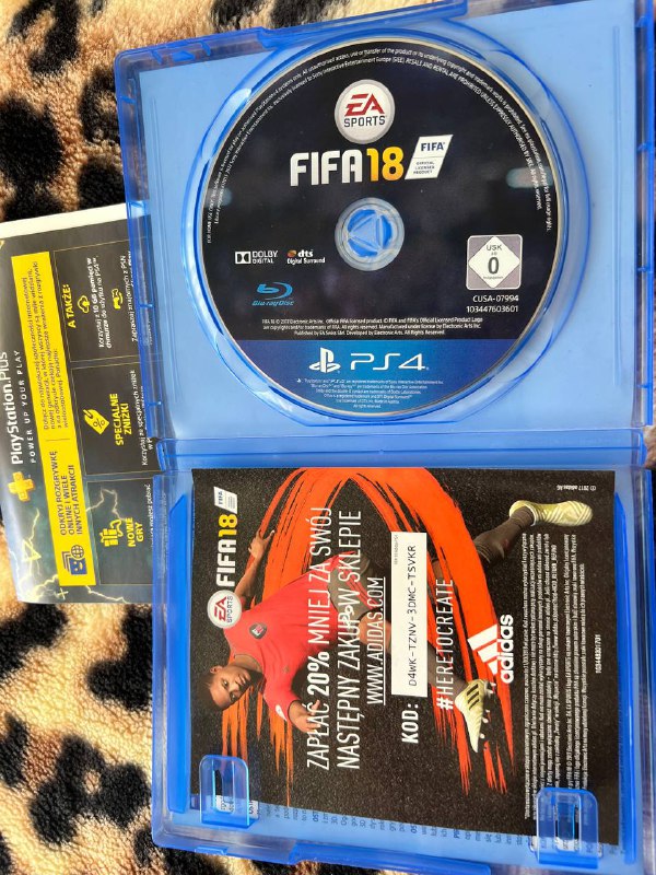 Игра FIFA18 для Sony PS4