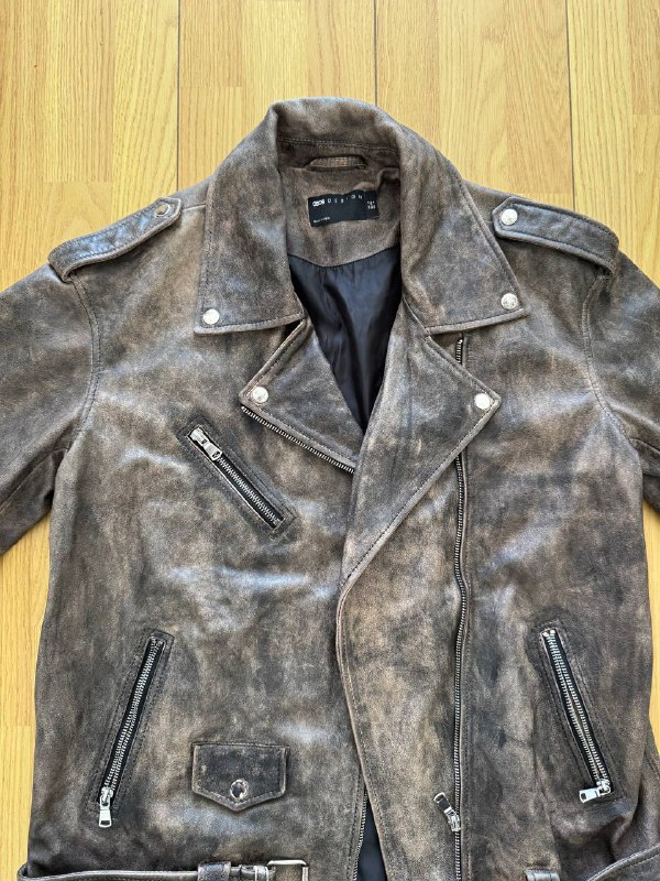 Куртка ASOS из натуральной кожи женская 2