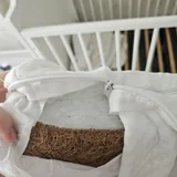 Детская кроватка с матрасом и наматрасником 2