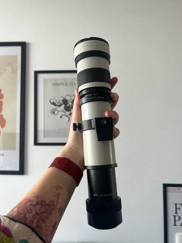 Китайский объектив 420-800mm f/8.3 Manual Telephoto Zoom для Sony E Mount