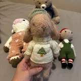 Игрушки ручной работы, мишка, коровка, эльфы, зайка 4