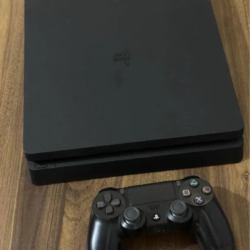 PS4 Slim 1 TB с оригинальным контроллером