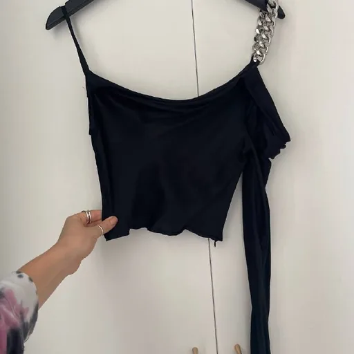 Атласный топ Zara