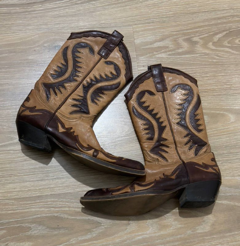 мужские казаки из натуральной кожи, размер 40