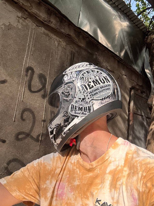 Шлем Vega Speed Demon с принтом размер M