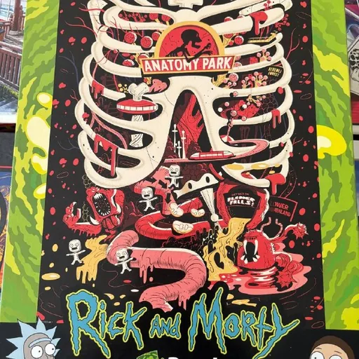 Пазлы Rick and Morty, анатомия, пейзажи, Dungeons & Dragons