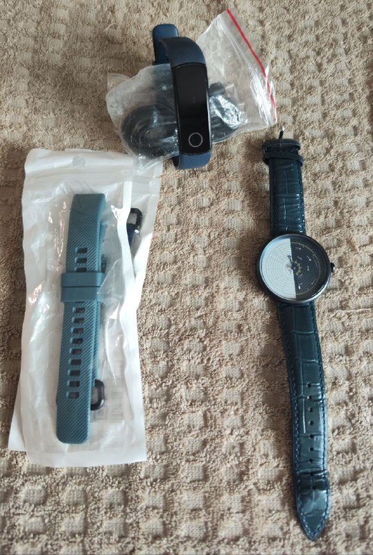 Наручные часы Hvilina UNIVERSUM NIGHTFALL BLUE, браслет Huawei Band 5 2