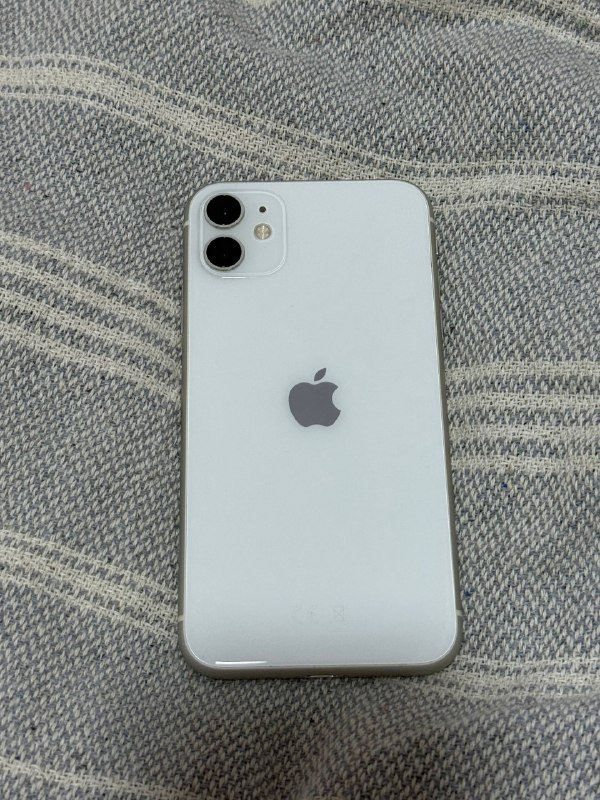 iPhone 11 128 ГБ белый без коробки батарея 79% 5