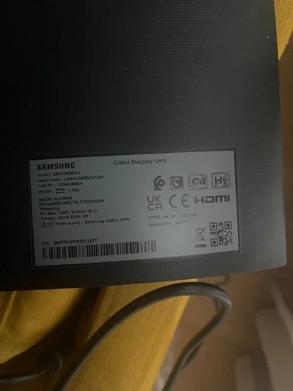 Монитор Samsung LS24C360EAUXEN 1