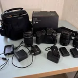 Panasonic GH5, объективы Panasonic и Olympus, фотосумка 1