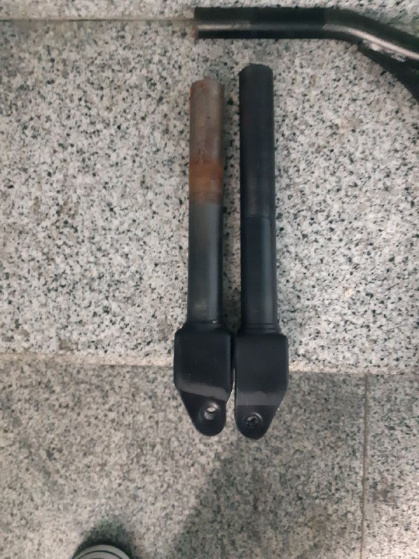 Руль, зажим, дека, вилка от трюкового самоката 5