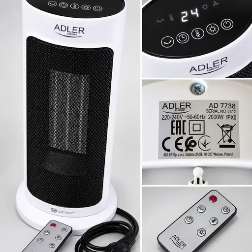 ADLER AD 7738 Ceramic Heater