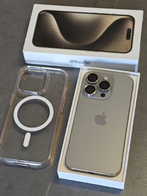 Iphone 15 pro natural titan 512GB sim/esim