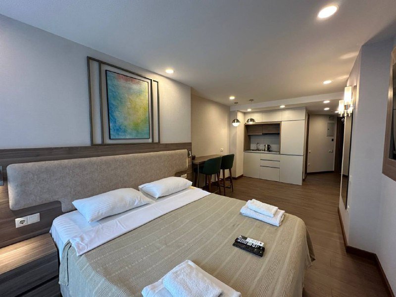 Студия в Elt Квартале, 35 метров, вид на море и горы 4