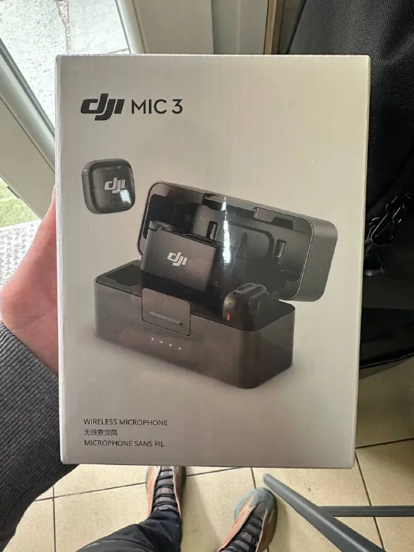 DJI Mic 3 უსადენო მიკროფონი