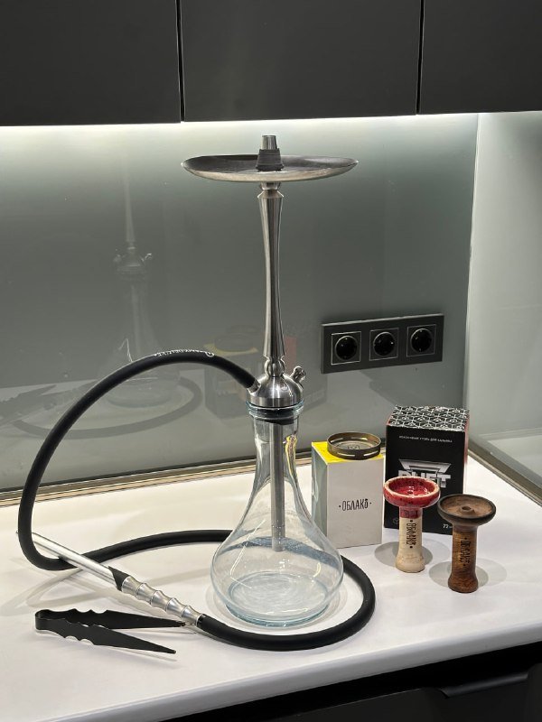 Кальян MattPear Simple M, две чаши Обалко, угли, табаки