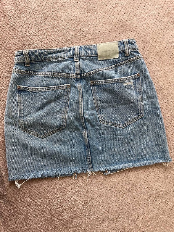 Юбка из кожзама, джинсовая, красная юбка 4