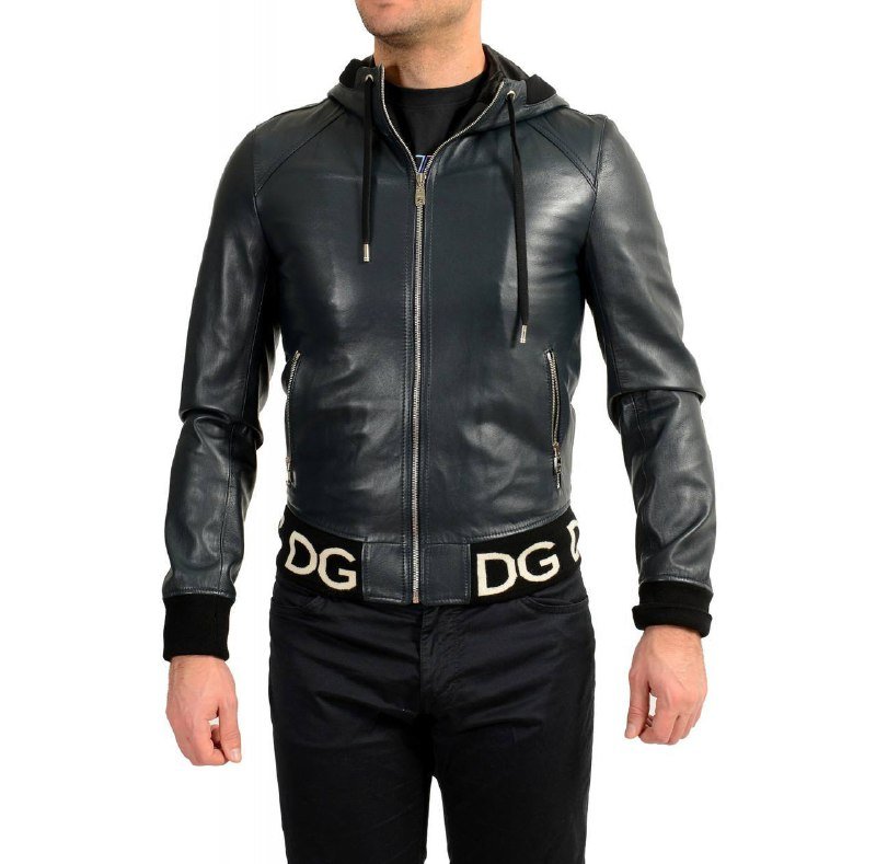 Оригинальная кожаная куртка Dolce & Gabbana 2