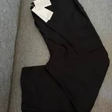 Чёрные льняные брюки 3