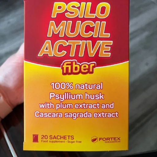 ფსილიუმი Psilo Mucil Active, 20 პაკეტი