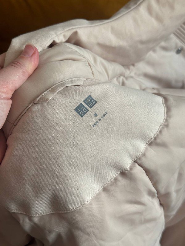 Пуховик Uniqlo размер М оверсайз 3