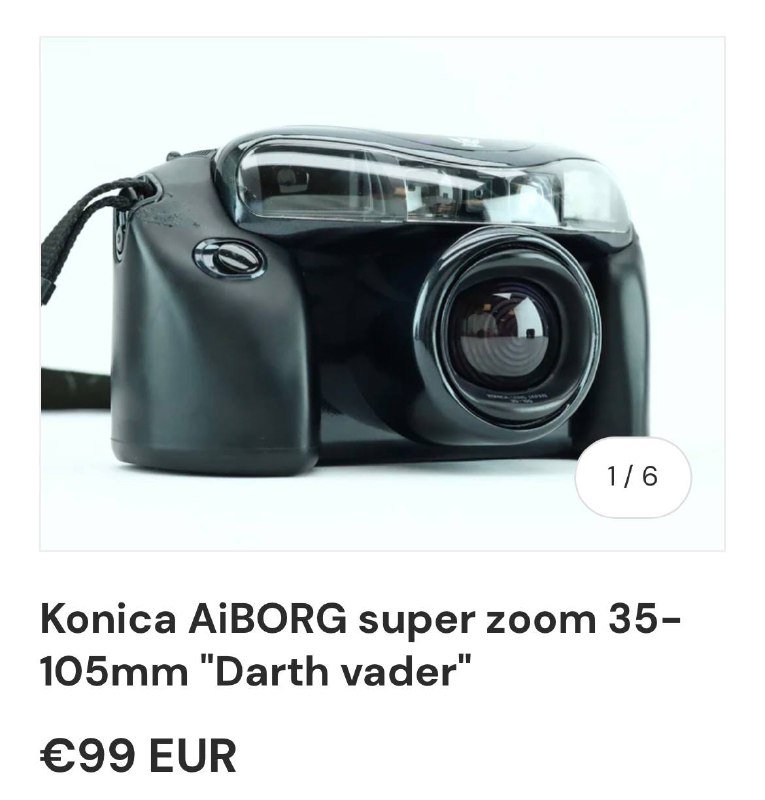 Плёночный фотоаппарат Konica AiBORG Super Zoom 35–105 2