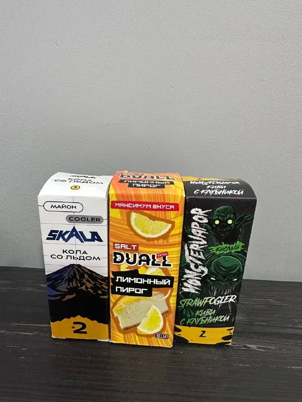 Жидкости для вейпа DUALL, Glitch, Monstervapor