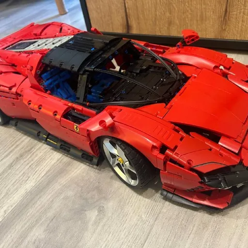 Lego Ferrari Daytona, Lamborghini Sian, BMW M1000RR, Ford GT, Lamborghini Huracan