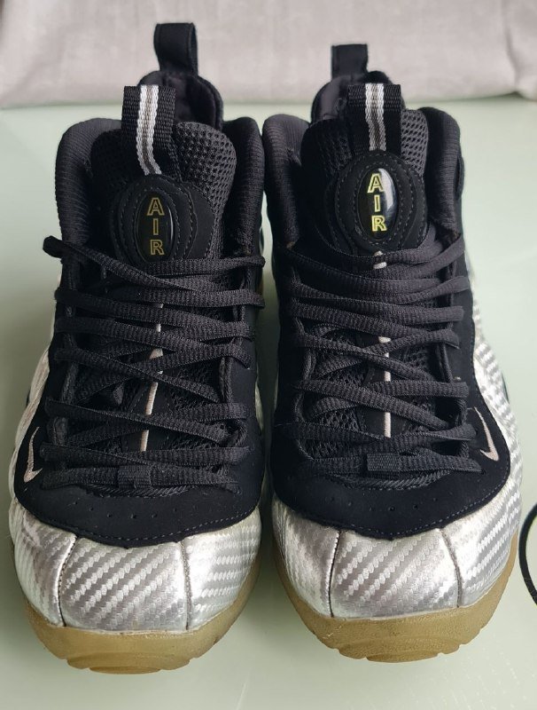 Мужские кроссовки Nike Foamposite Pro Silver Surfer, размер 42 3