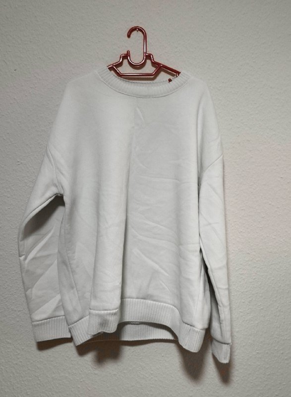 Белый мужской свитер размер L 2