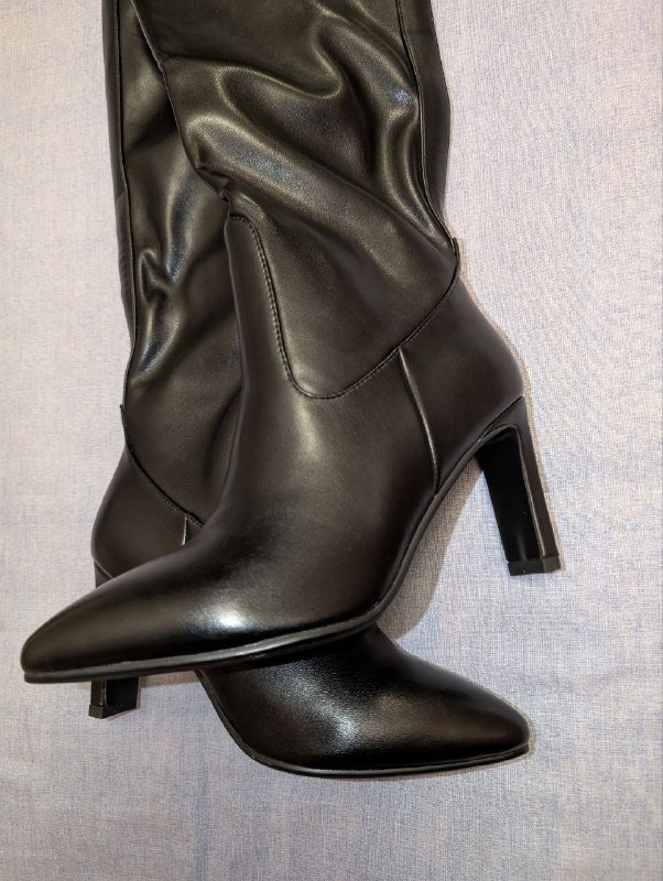 Сапоги женские новые черные размер 36 6