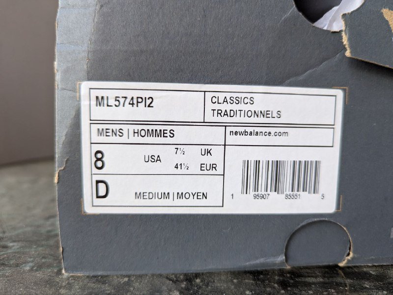 Кроссовки New Balance 574 мужские размер 41.5 6