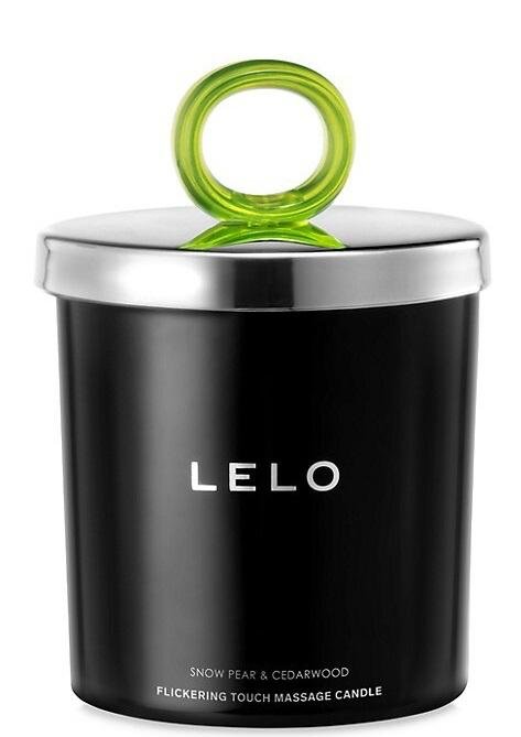 LELO Snow Pear Cedarwood massage candle