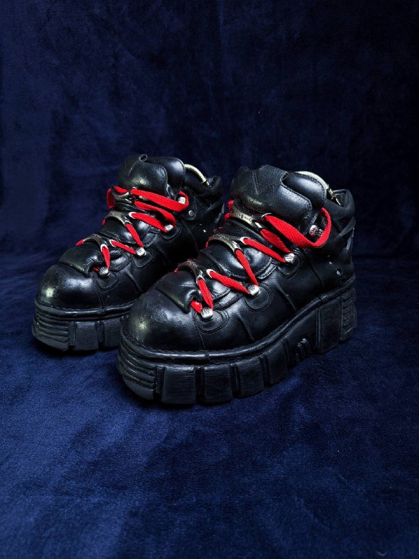 Archive New Rock Metallic Platform Boots