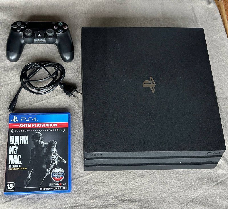 Sony Playstation PS4, DualShock 4, диск The Last of Us