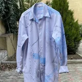 Мужская рубашка S/M, оверсайз 1